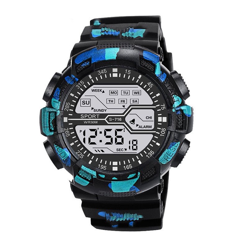 Men's Rugged Digital Sports Watch