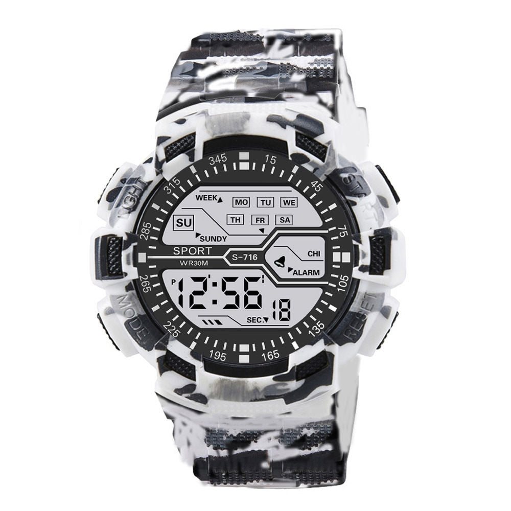 Men's Rugged Digital Sports Watch