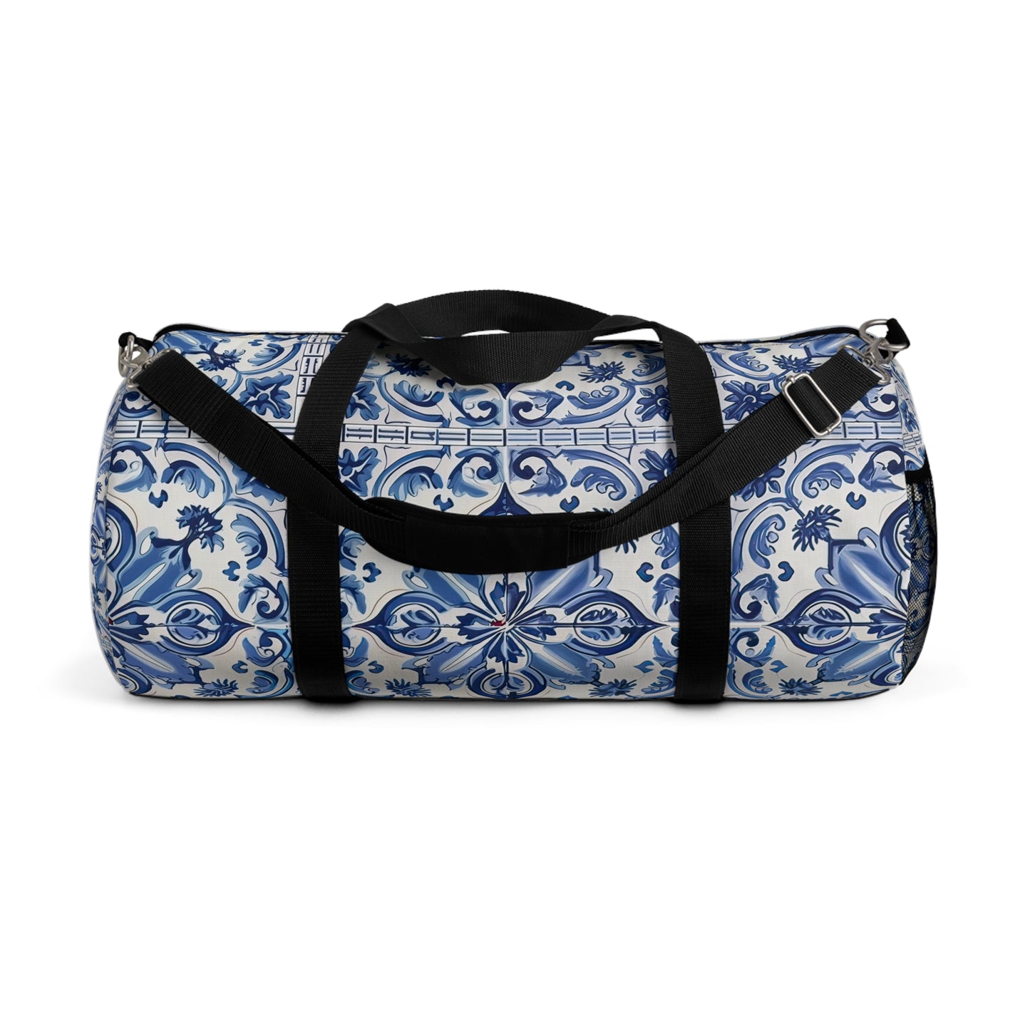 Blue Bijou Shield Duffle Bag