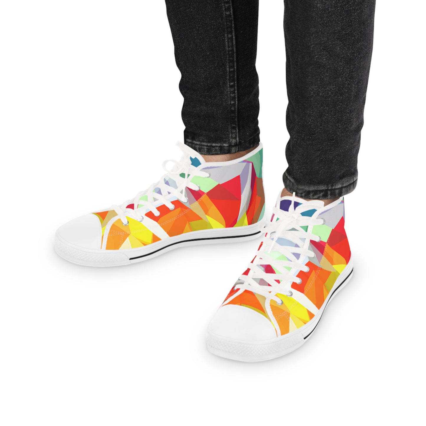 Vibrant Vibes High Top Sneakers