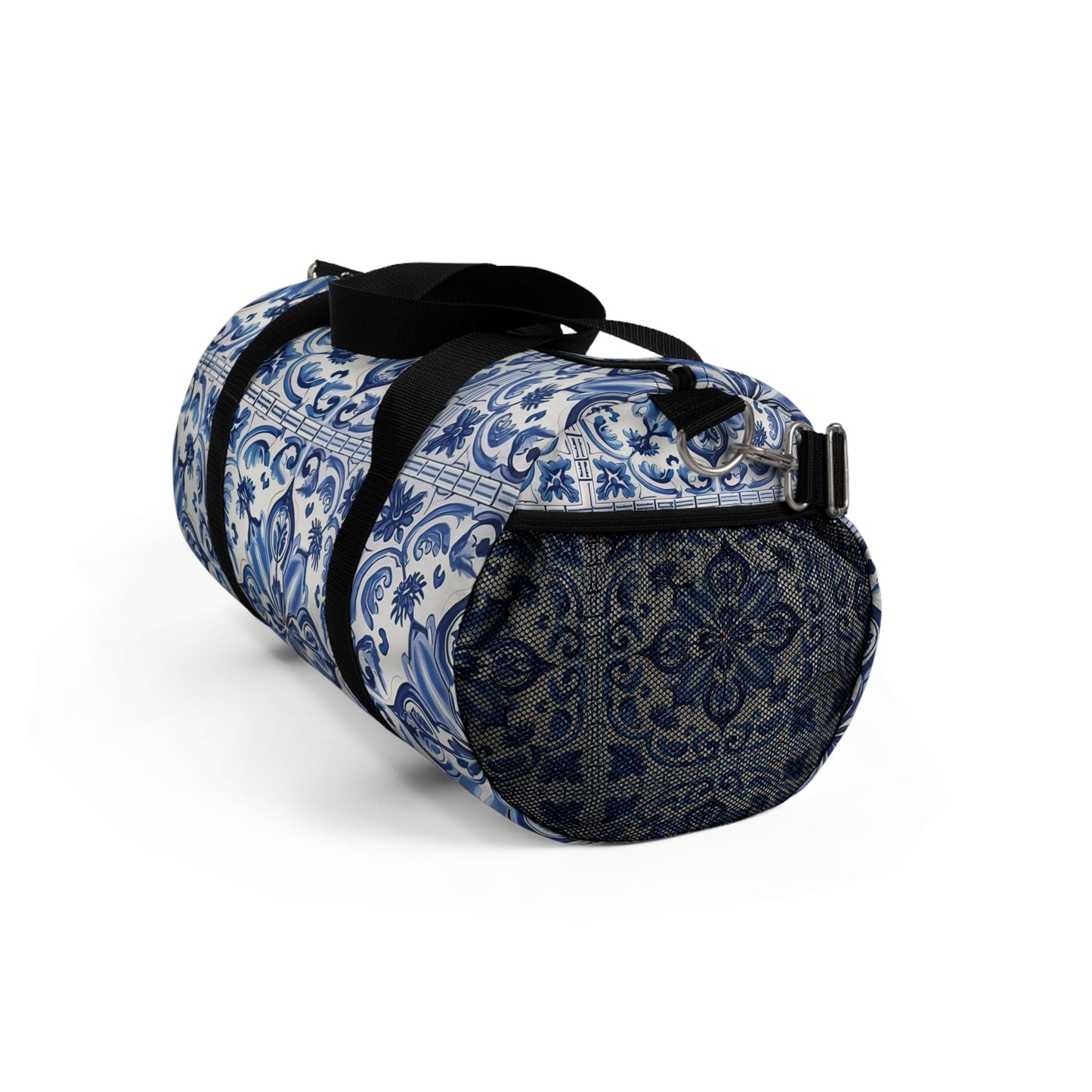 Blue Bijou Shield Duffle Bag