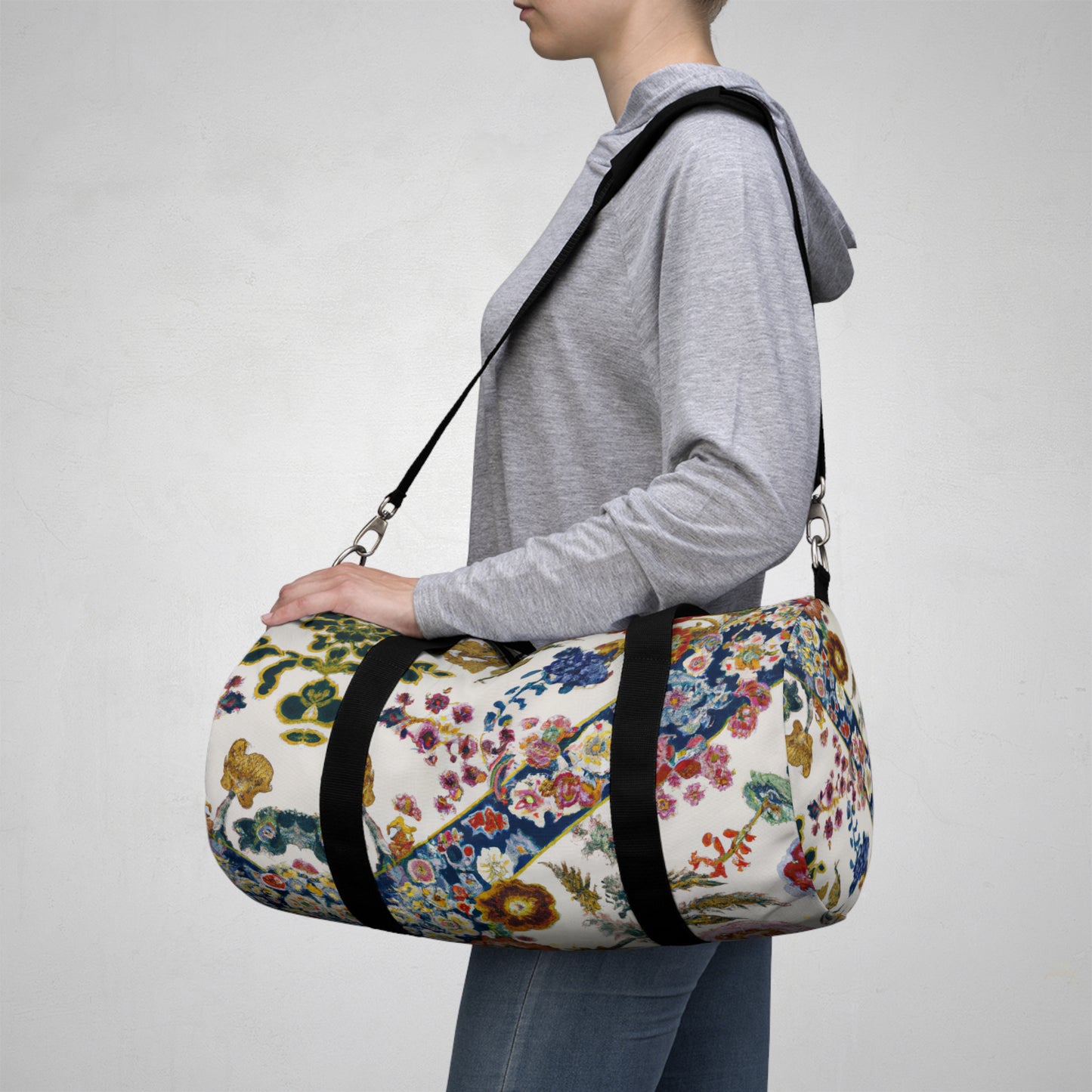 Floral Frenzy Duffle Bag