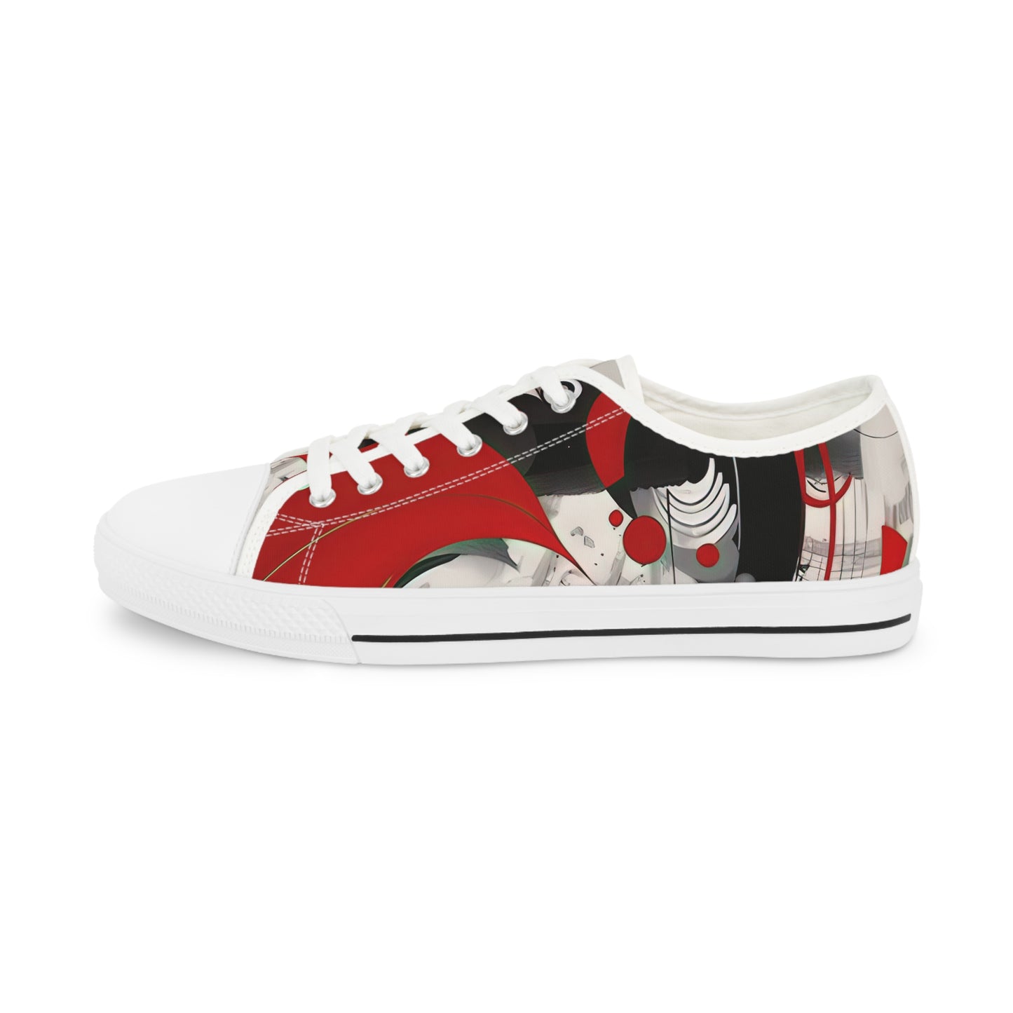 Red Stripe II Low Top Sneakers