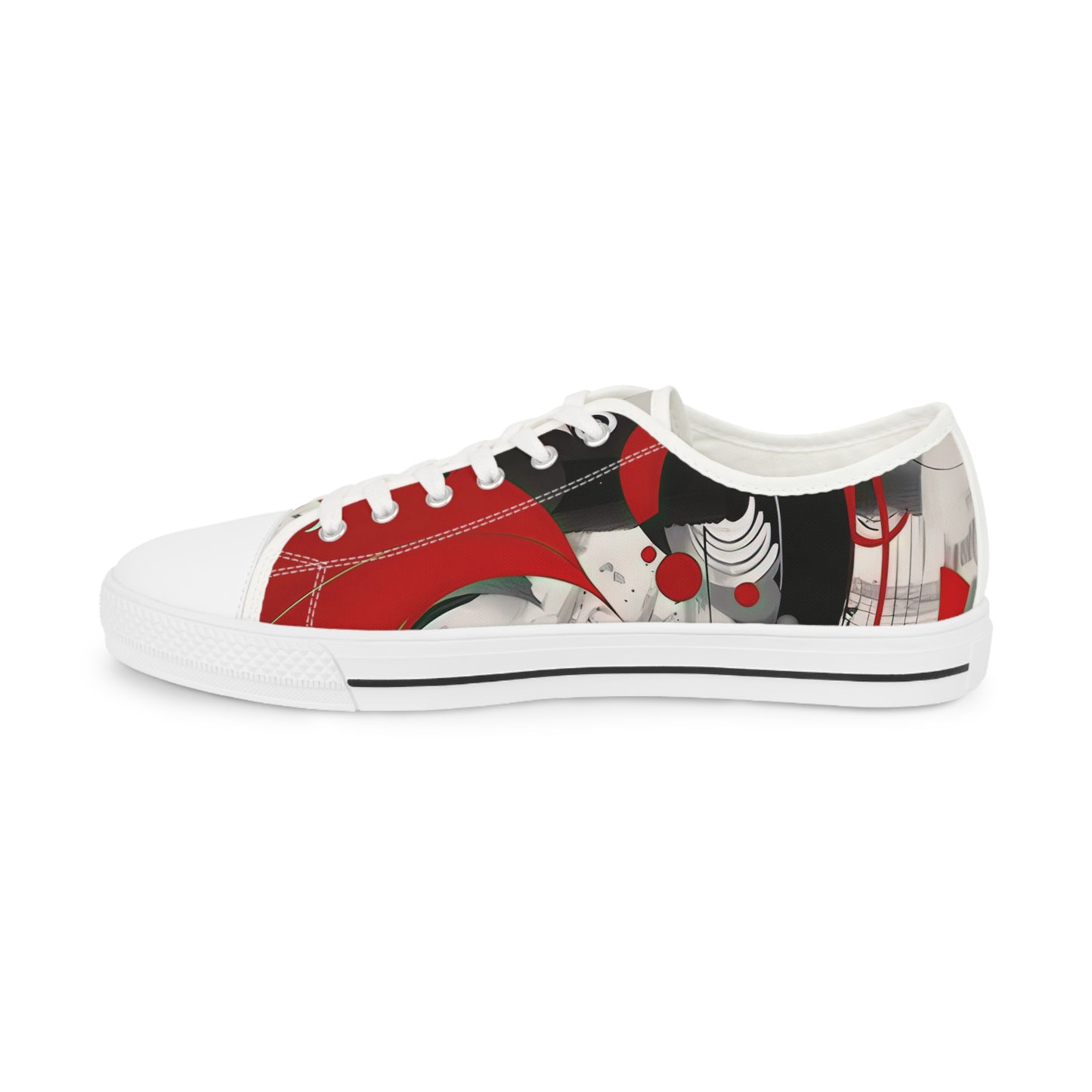 Red Stripe II Low Top Sneakers