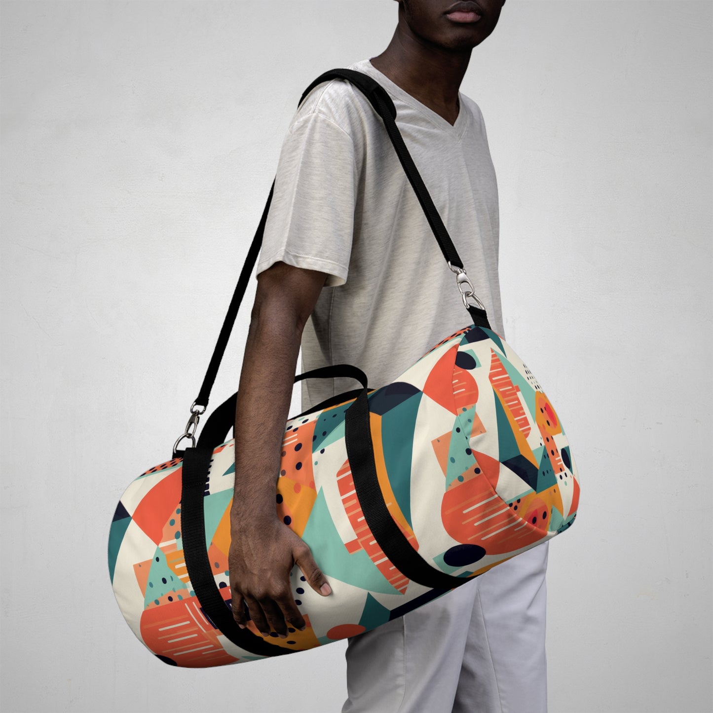 Orange Amelian Duffle Bag