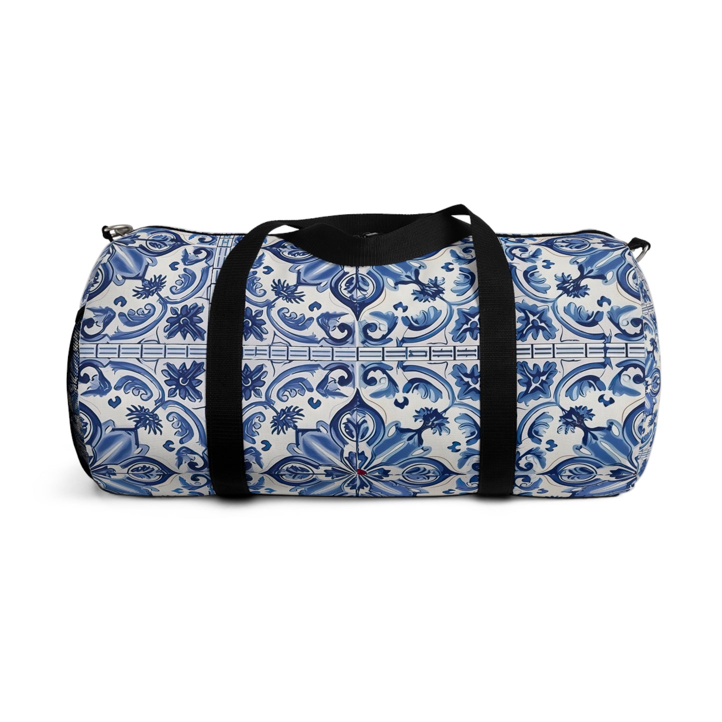 Blue Bijou Shield Duffle Bag