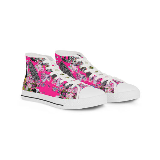 Pink Pulas High Top Sneakers