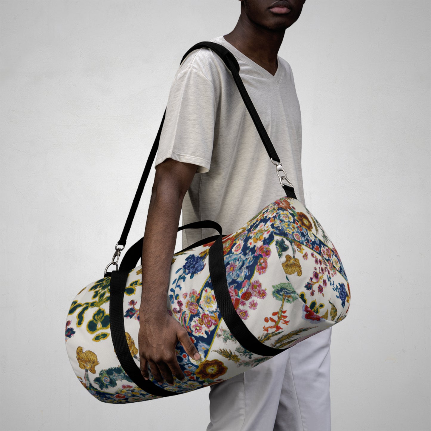 Floral Frenzy Duffle Bag