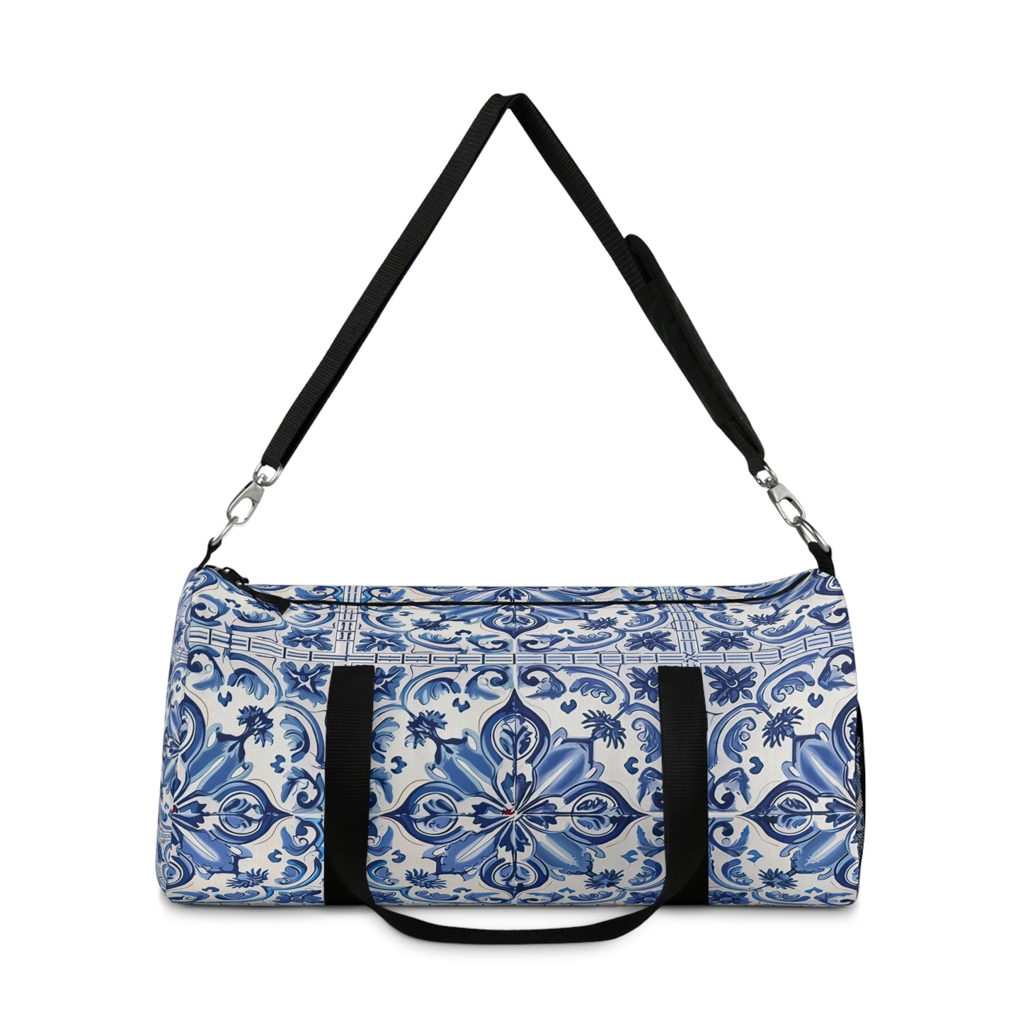 Blue Bijou Shield Duffle Bag