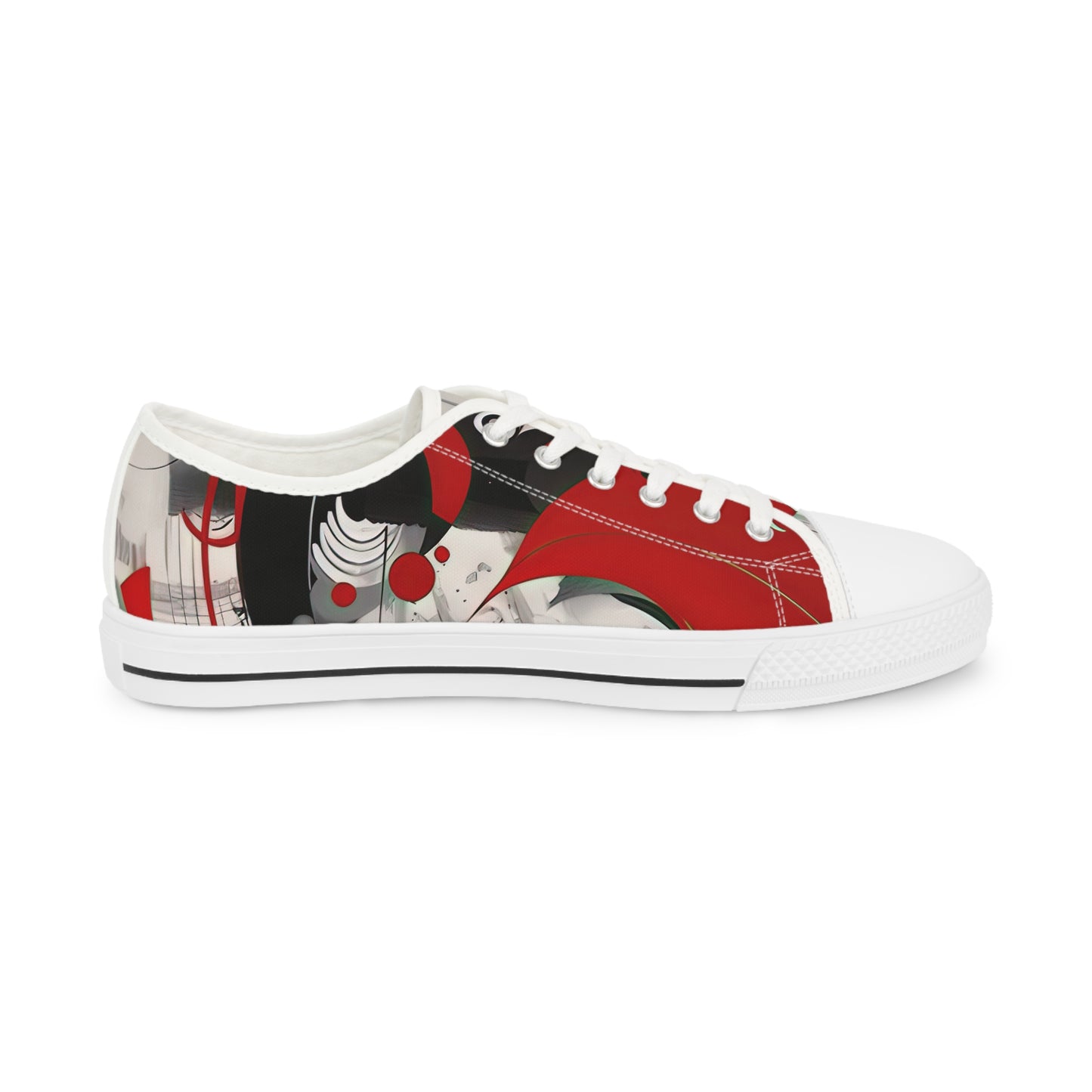 Red Stripe II Low Top Sneakers