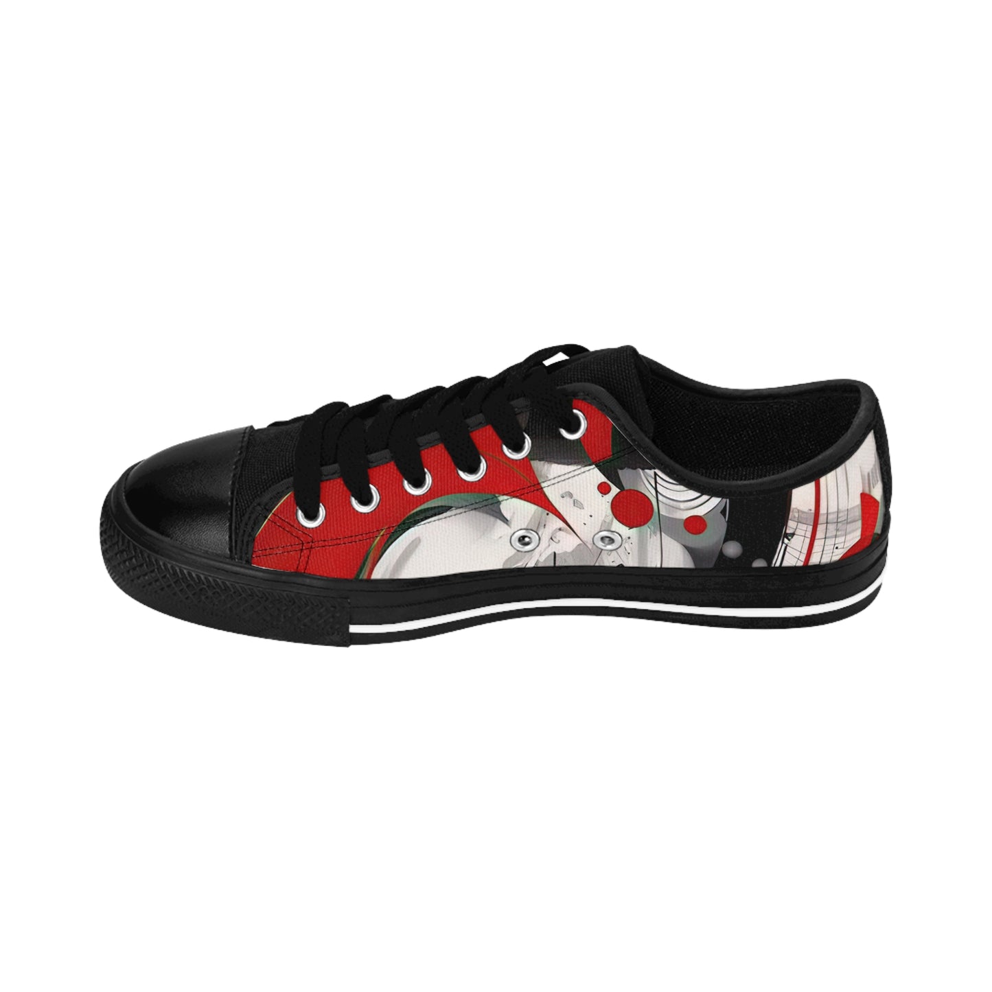 Red Stripe Low Top Sneaker