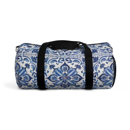 Blue Bijou Shield Duffle Bag