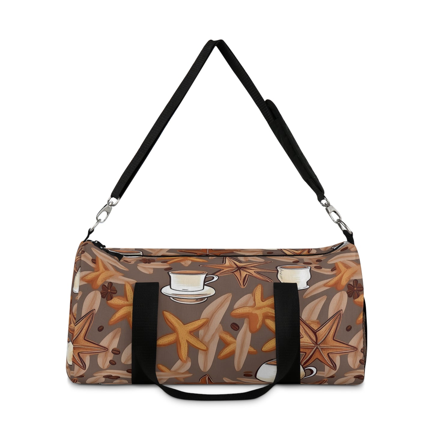 Starfish and Coffee Duffle Bag