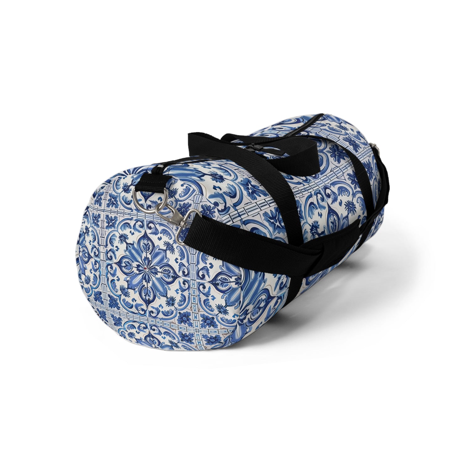 Blue Bijou Shield Duffle Bag