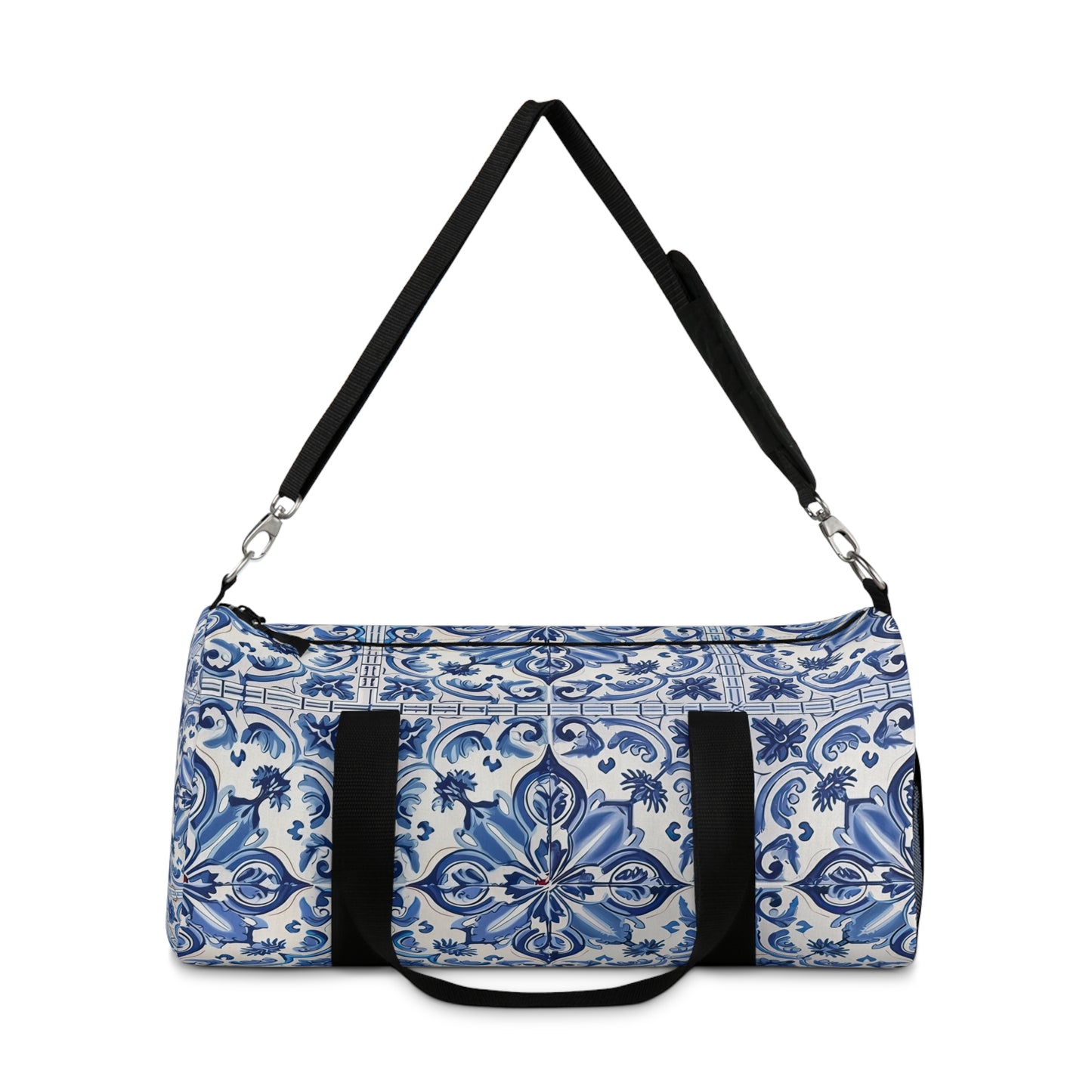 Blue Bijou Shield Duffle Bag