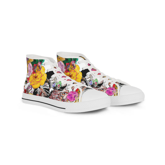 Playful Petals High Top Sneakers