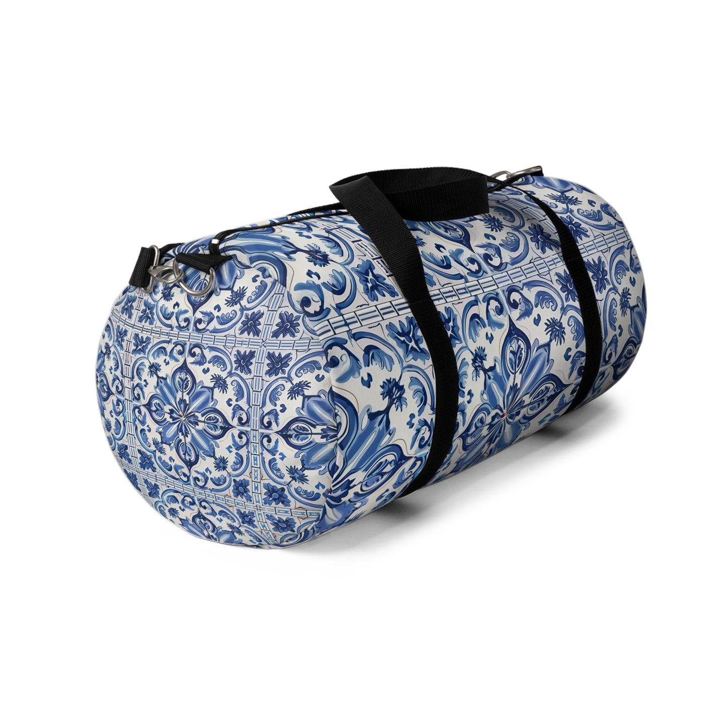 Blue Bijou Shield Duffle Bag