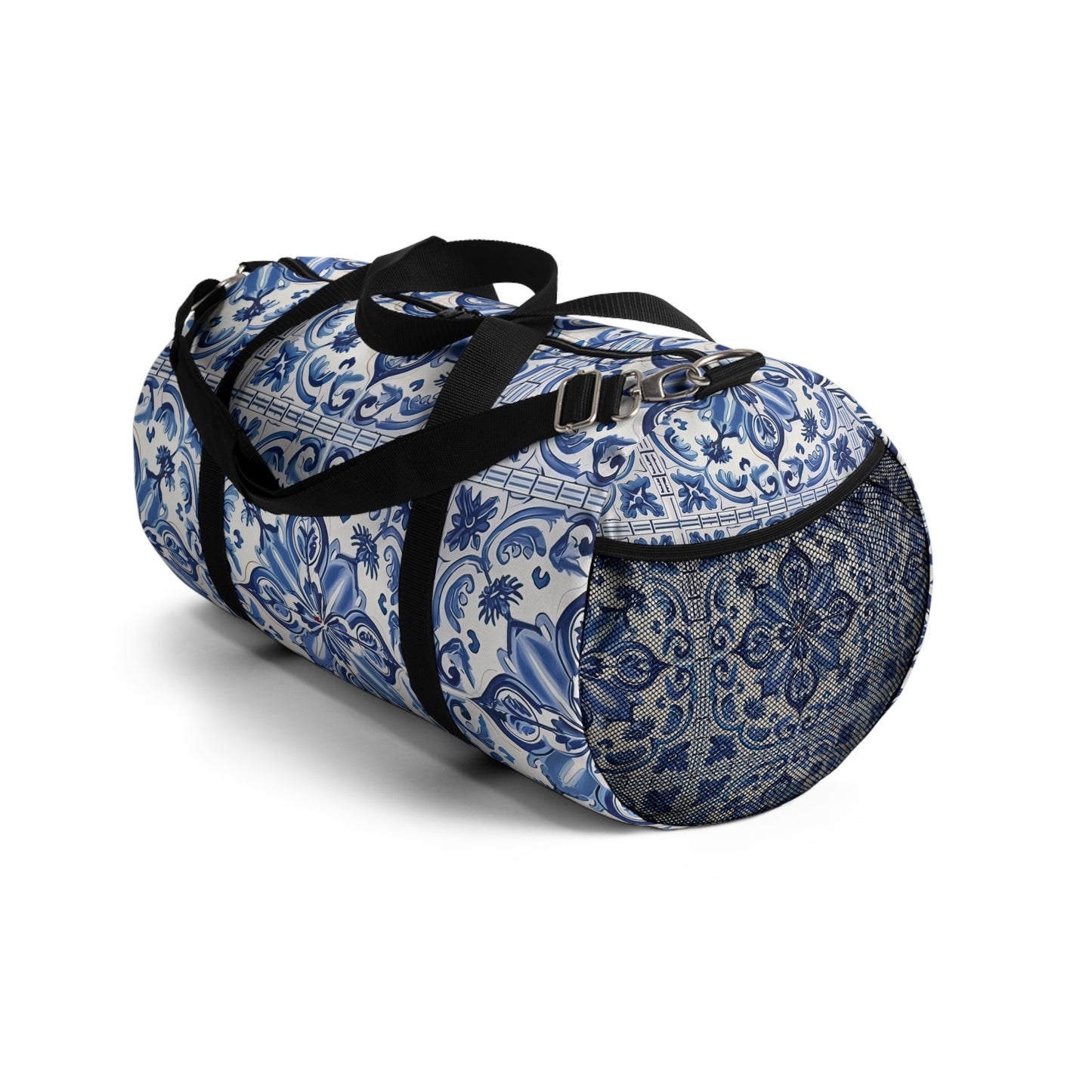 Blue Bijou Shield Duffle Bag