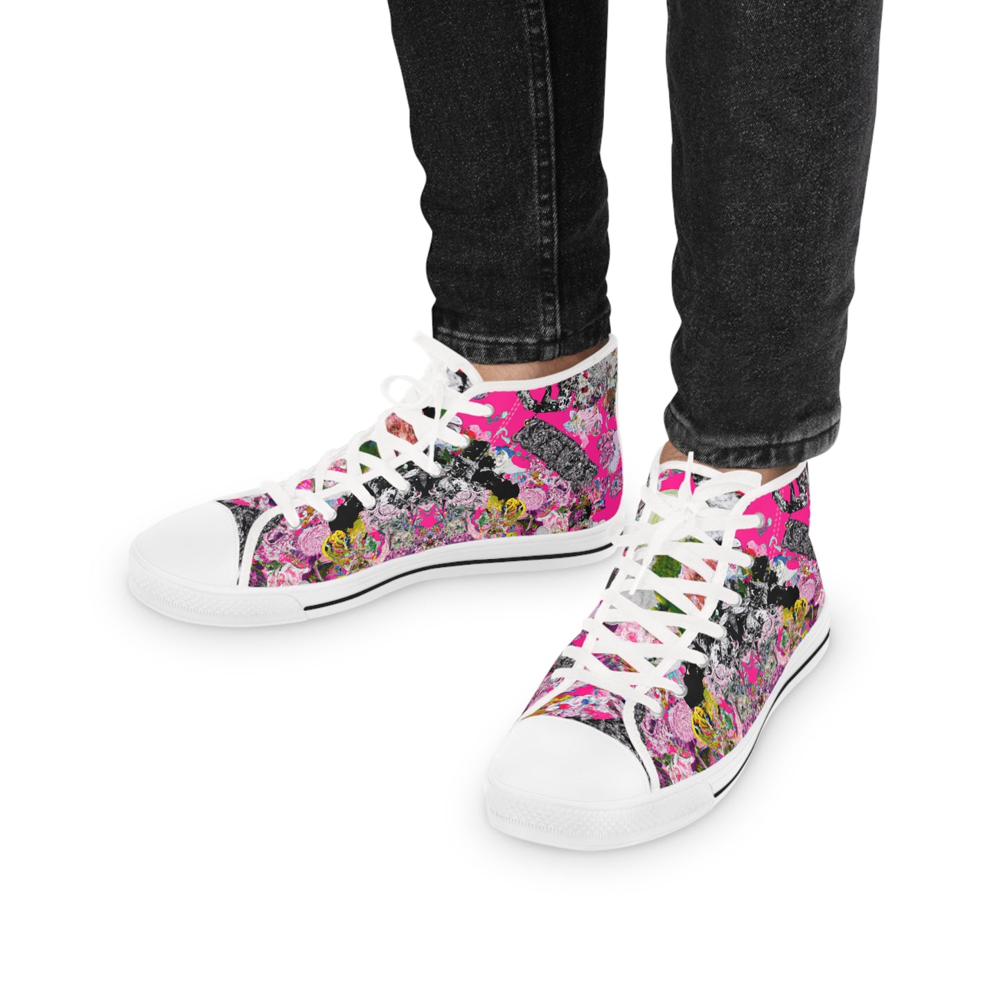 Pink Pulas High Top Sneakers