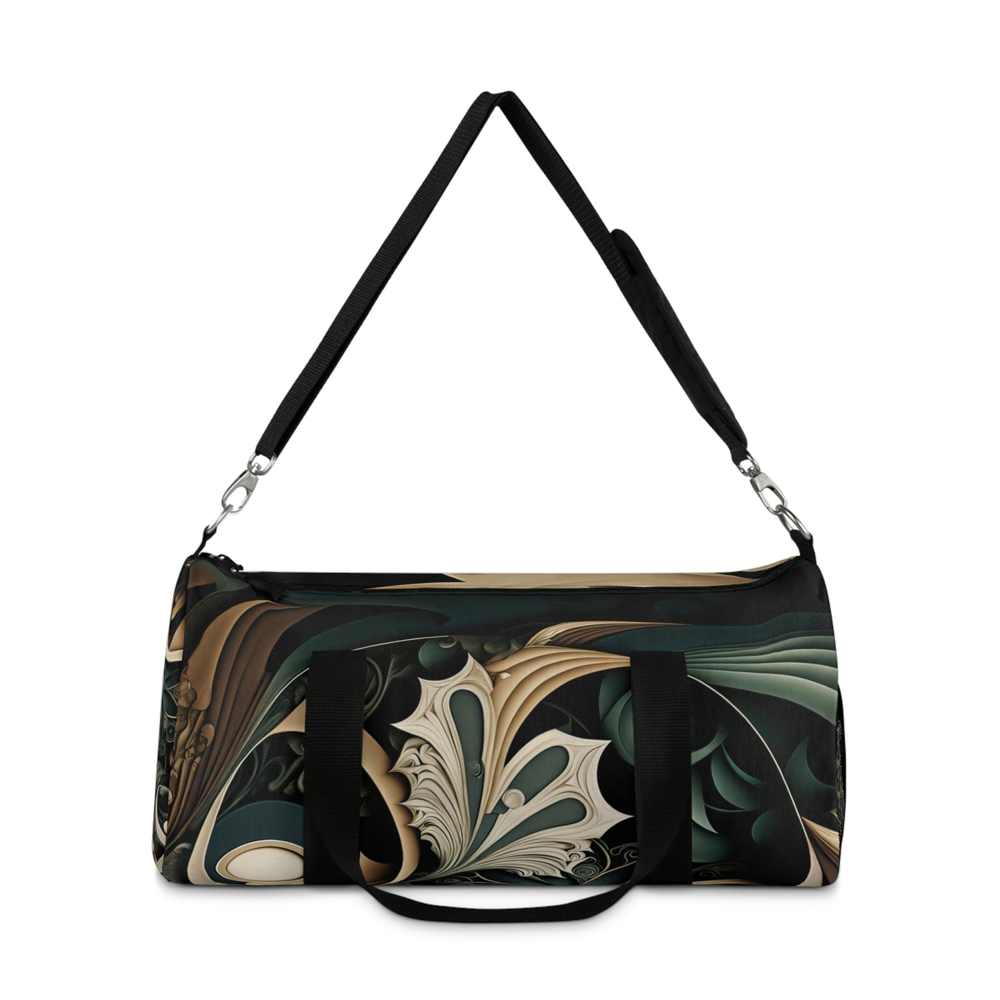 Verdant Lotus Duffle Bag