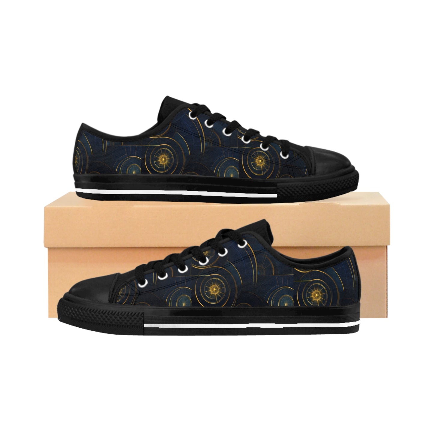 Navy Ratio Men's Sneakers