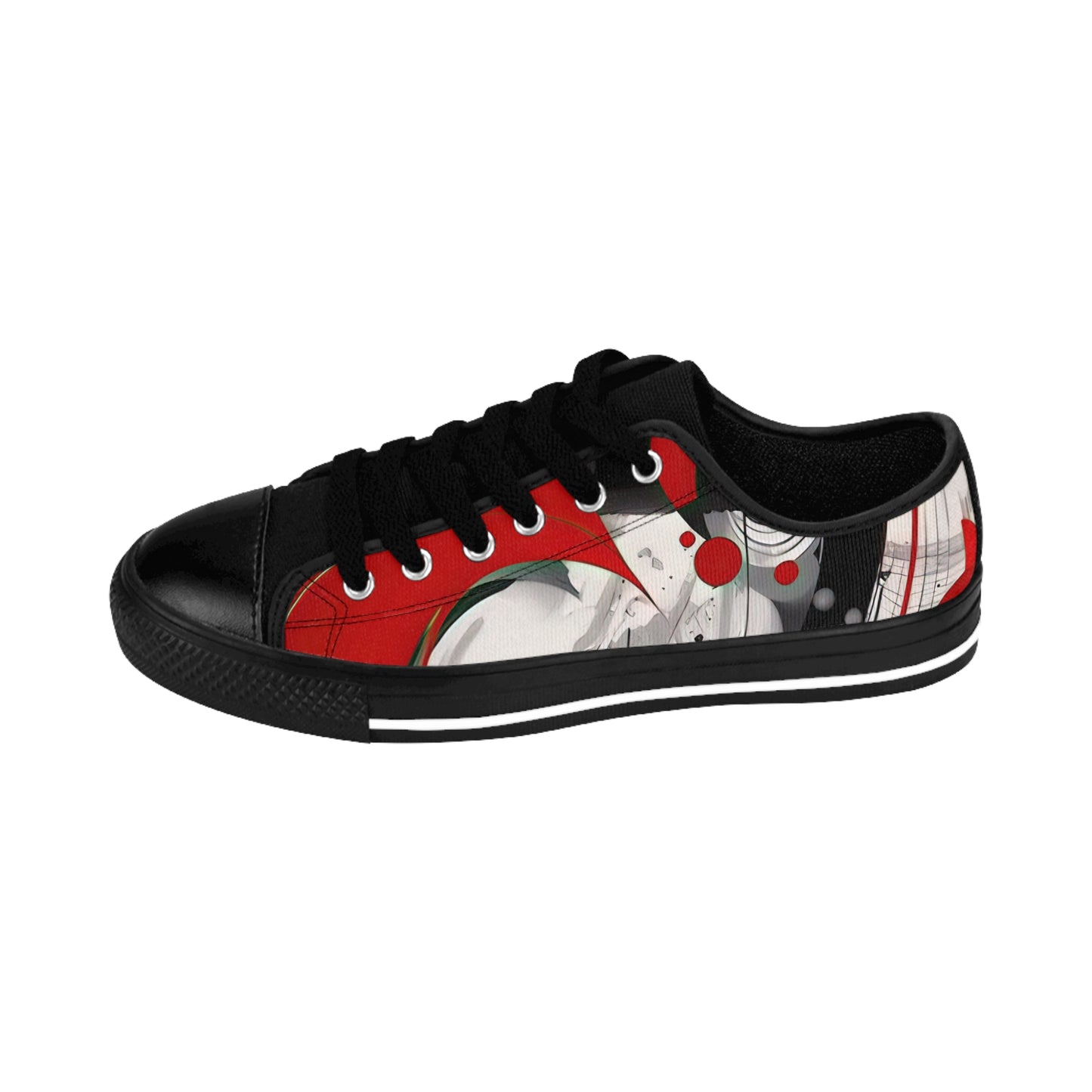 Red Stripe Low Top Sneaker