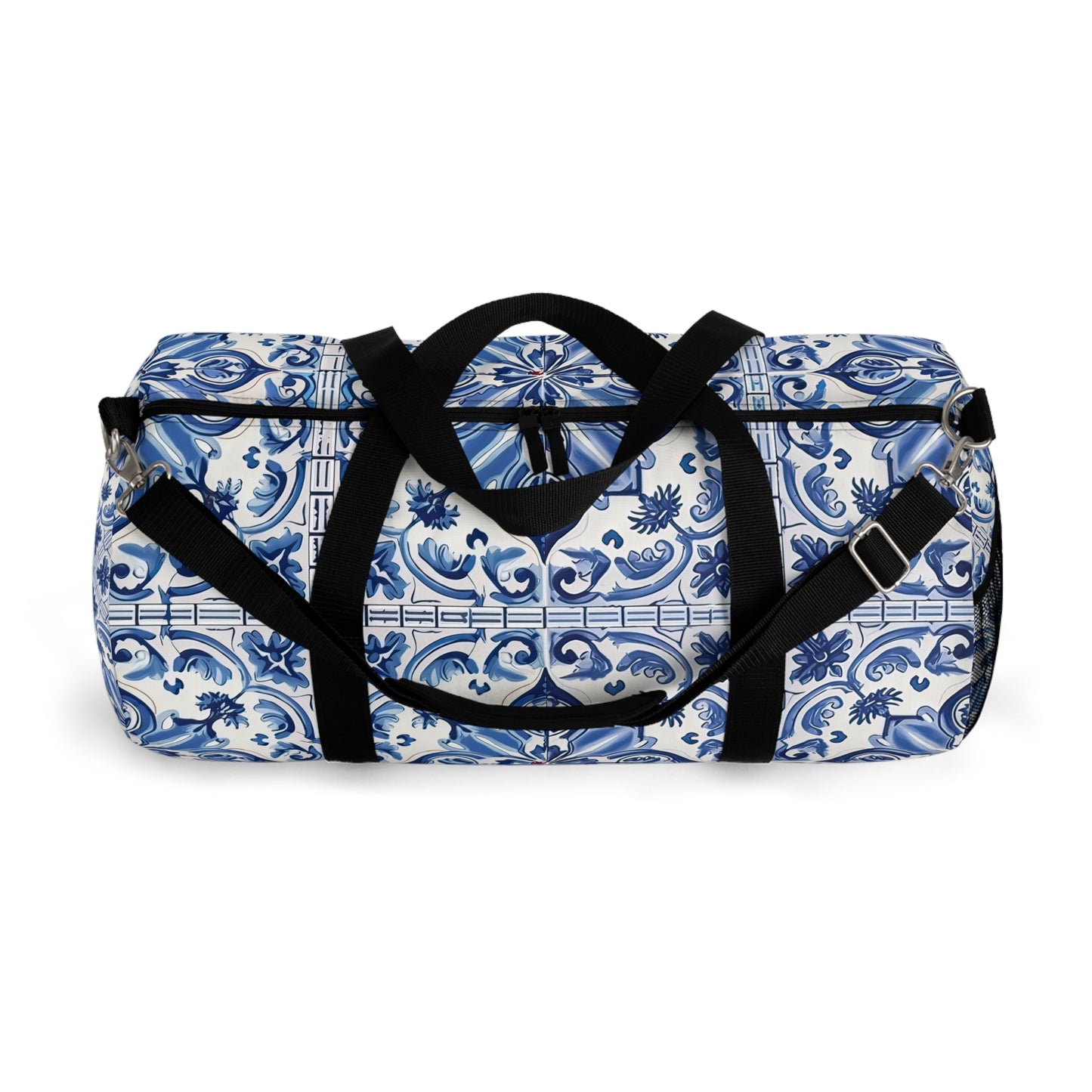 Blue Bijou Shield Duffle Bag