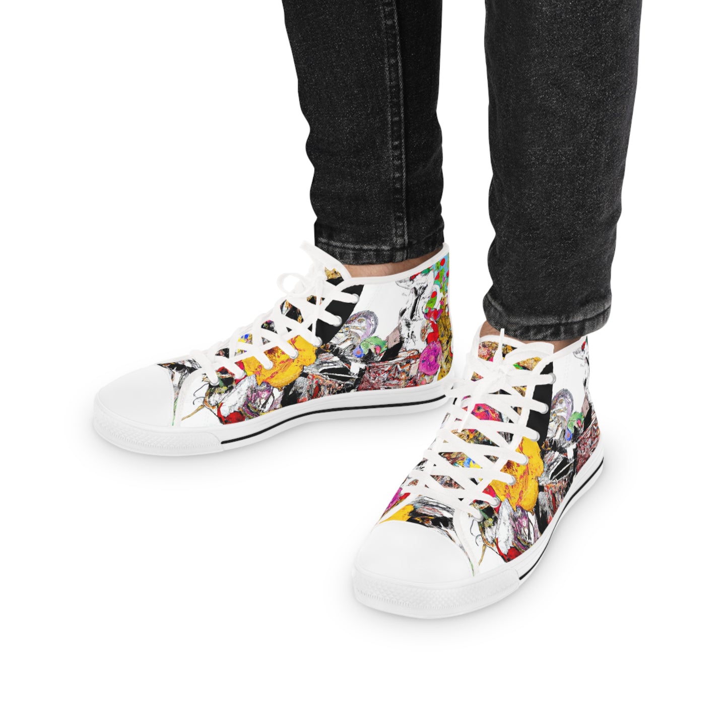 Playful Petals High Top Sneakers