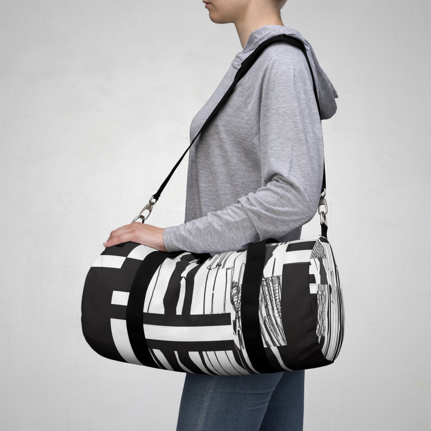 Classic Contrast Duffle Bag