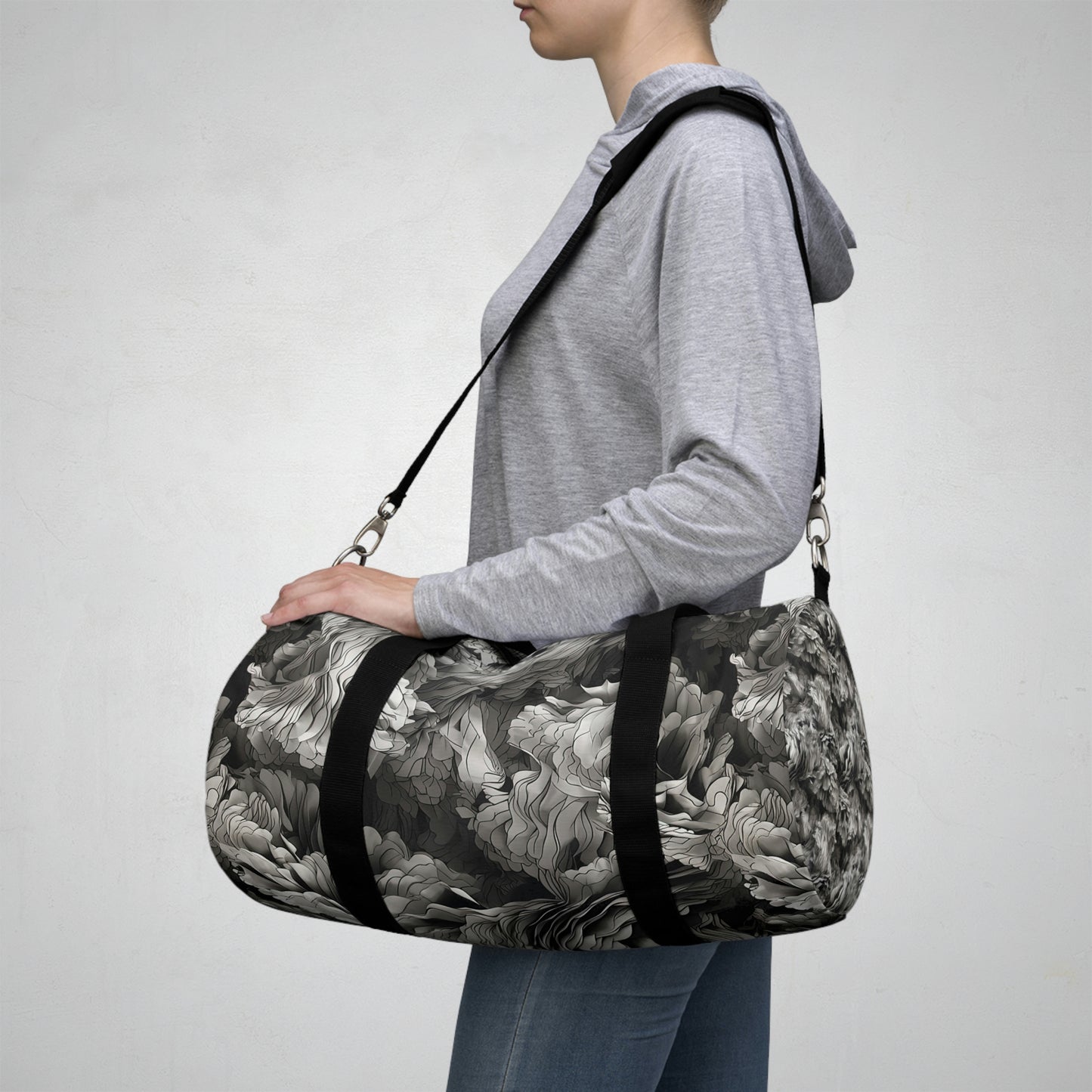 Onyx Ruffles Duffle Bag