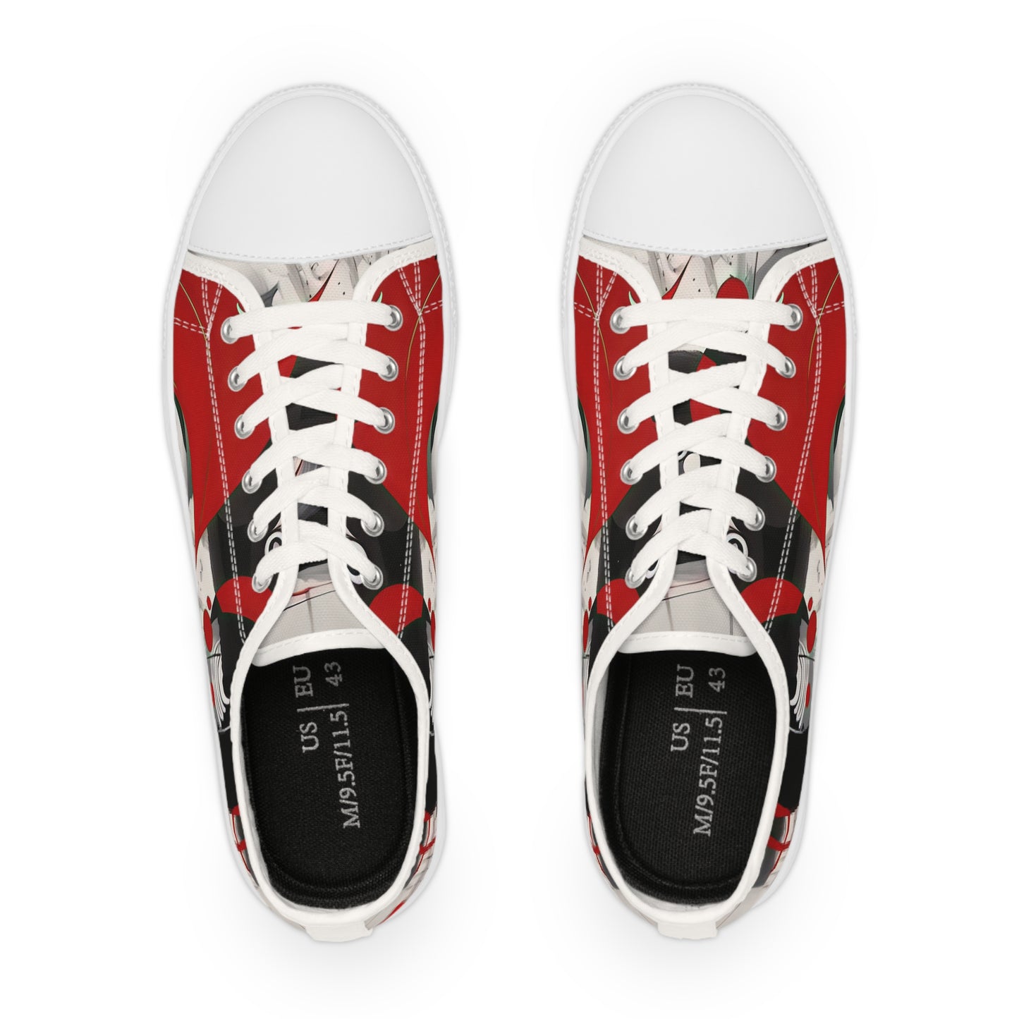 Red Stripe II Low Top Sneakers