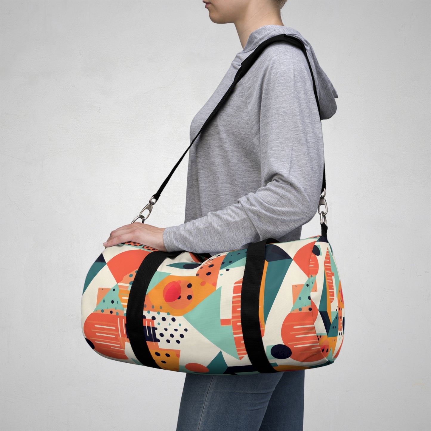 Orange Amelian Duffle Bag