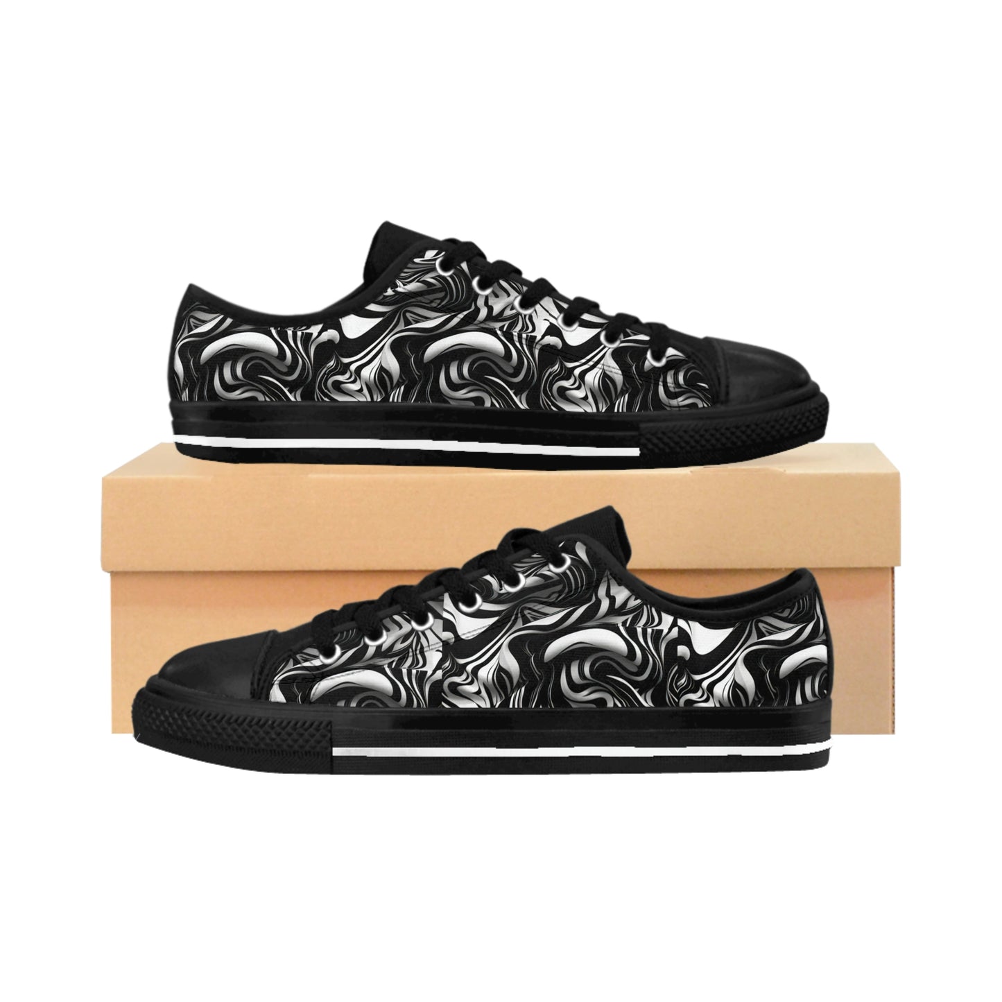 Tuxedo Swirl Low Top Sneaker