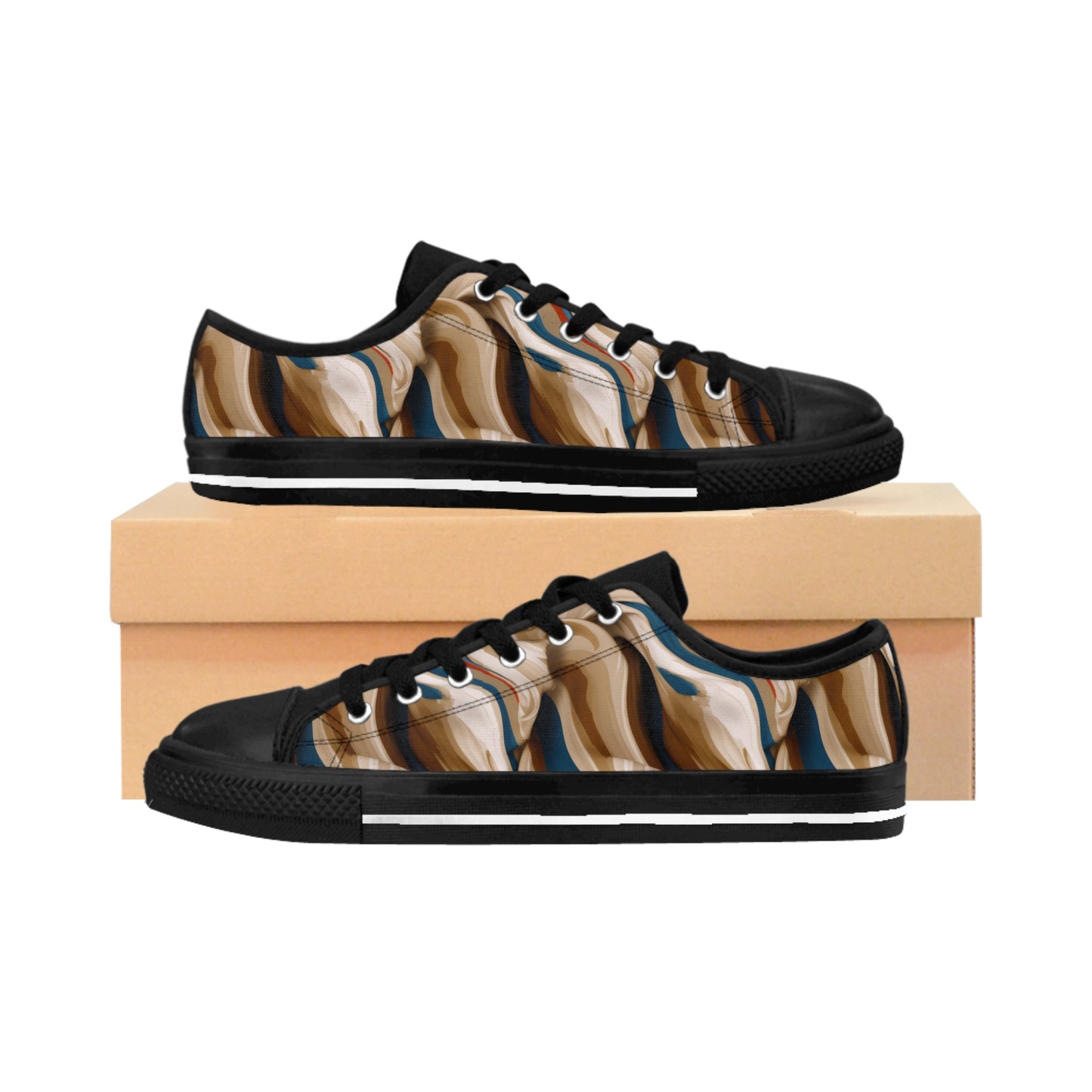 Coffee Bold Low Top Sneaker