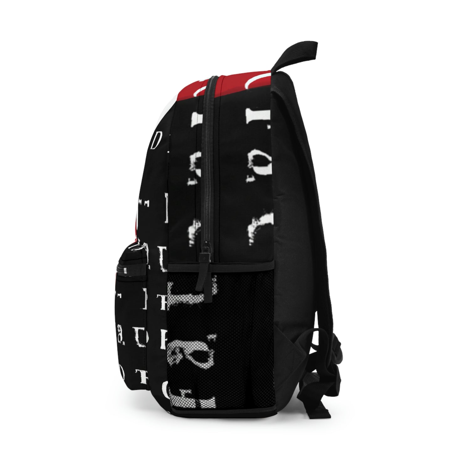 Leonardo Crimson and White Backpack