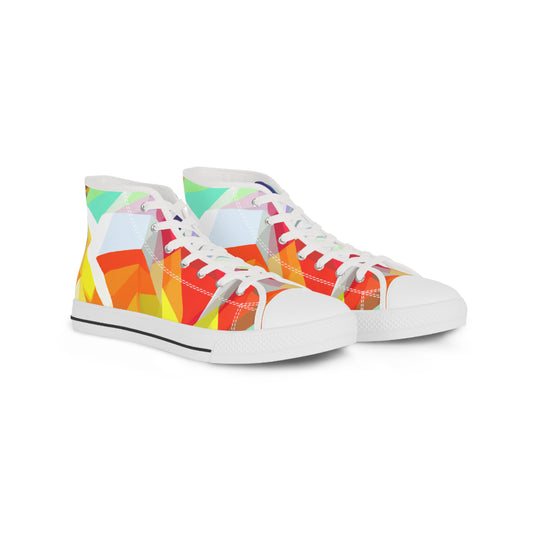 Vibrant Vibes High Top Sneakers