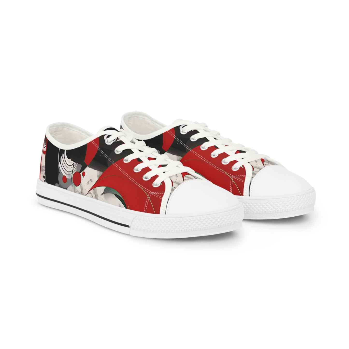 Red Stripe II Low Top Sneakers